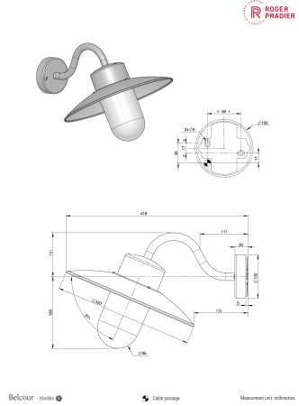 grüne Hofleuchte klassisch